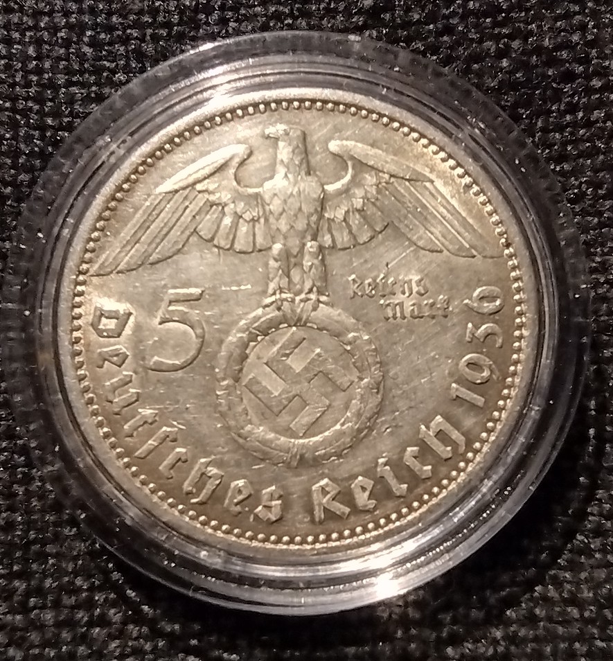 5 Reichmark 1936 A. III Reich, Alemania. Img_2017