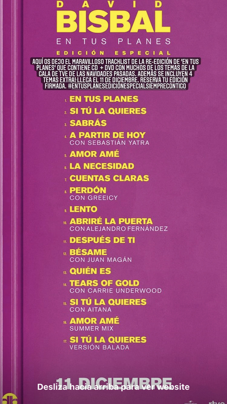 David Bisbal>> Álbum "En Tus Planes" - Página 3 Image010