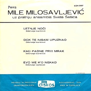 Mile Milosavljevic  1968 - Dok te nisam upoznao Zadnj109