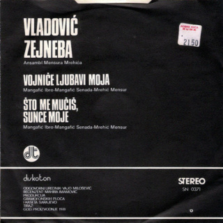 Zejneba Vladovic  1978 - Vojnice ljubavi moja Zadnja86