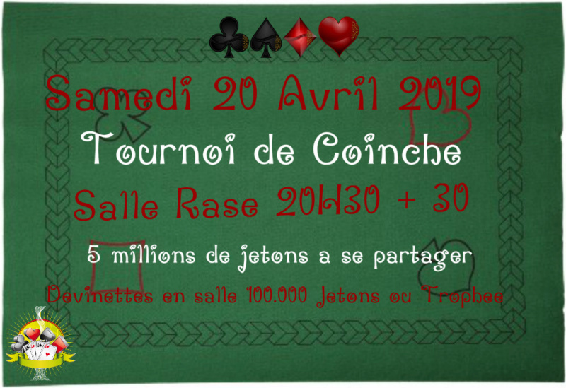 Samedi 20 Avril 2019 Tournoi de Coinche Tourno17