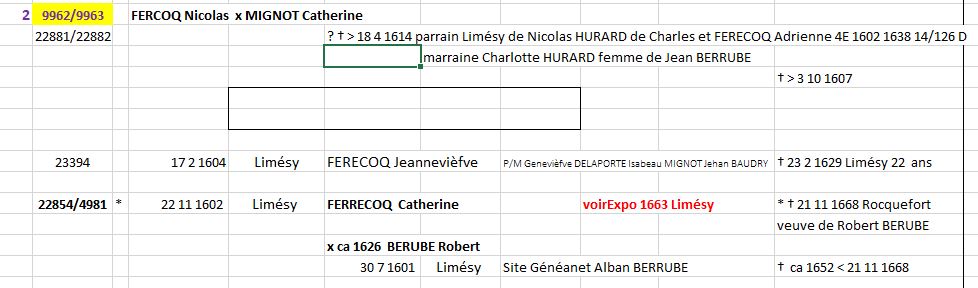 bapt PETIT Adennette épouse de Robert BERUBEY Ferrec10