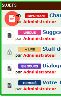 Icones des sujets débordant sur le titre Fdfcd410