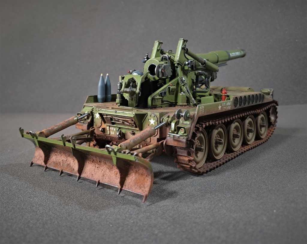 MT: M110 A1 - Cañón autopropulsado de 203 mm - Vietnam 1968 -  ITALERI - esc. 1/35 30310