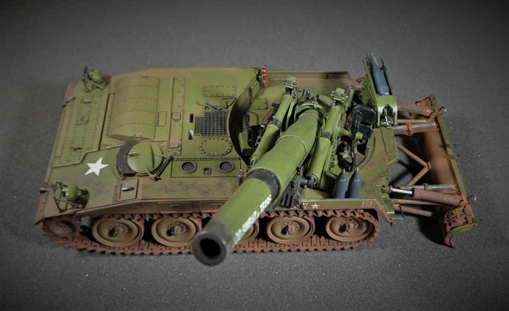 MT: M110 A1 - Cañón autopropulsado de 203 mm - Vietnam 1968 -  ITALERI - esc. 1/35 32210