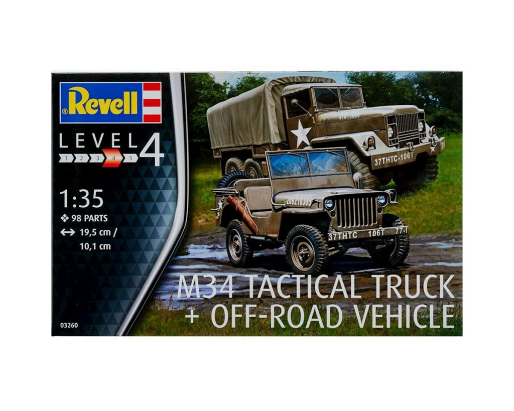 MeC: M34 Tactical Truck + Off-Road Vehicle - Revell - Esc 1:35 Rvl03210