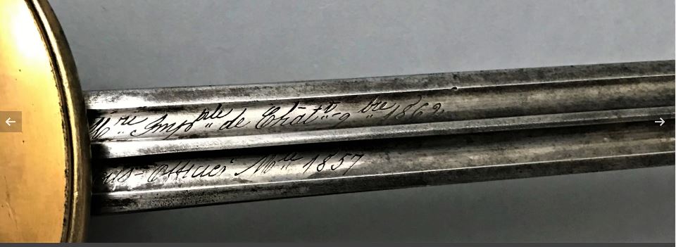 Marquage en manufacture _ épées sans ciselures _ période 1914-18 1_1011