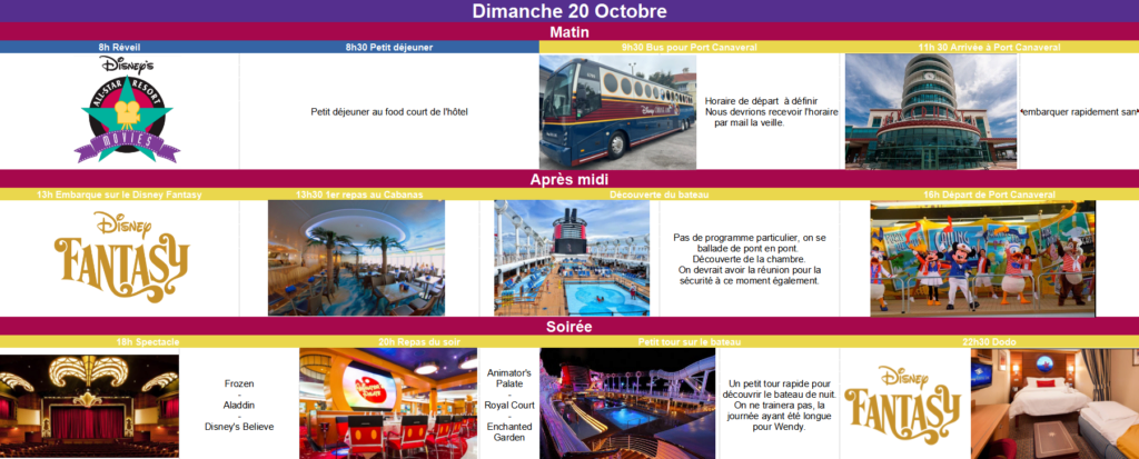 [Pré-TR Floride] 1er raid pour Orlando - 18 au 31 Octobre 2024 - Disney Cruise Line + Walt Disney World - Page 4 Dimanc11