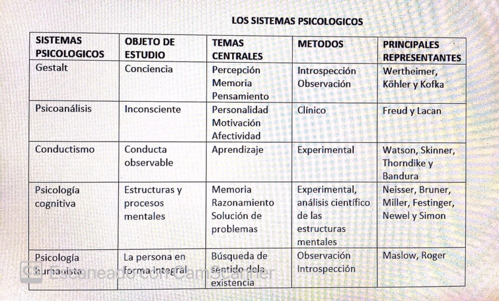 LOS SISTEMAS PSICOLOGICOS  Sistem11