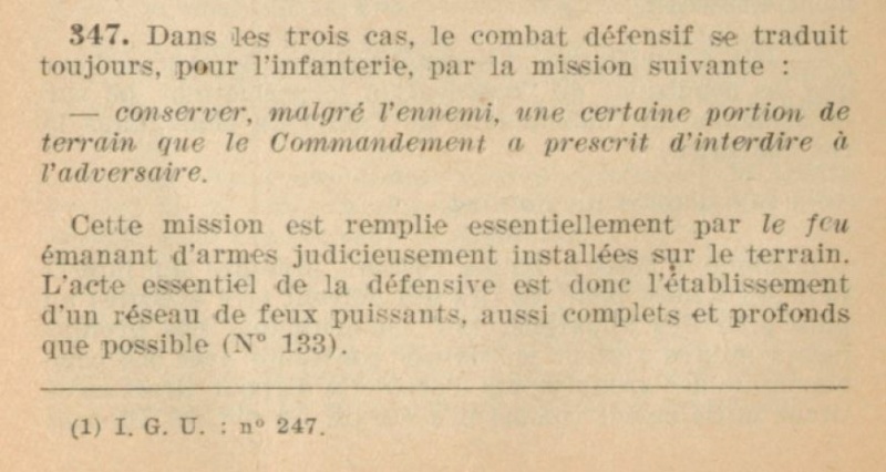 De l'application des normes en défensive sur la Meuse Def-0014