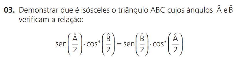 Trigonometria - Demonstre que o triângulo é isósceles Screen10