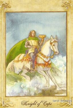 Рыцарь Кубков . Таро Ллевеллин (Llewellyn Tarot) 151