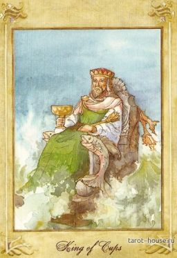 Король Кубков . Таро Ллевеллин (Llewellyn Tarot) 153