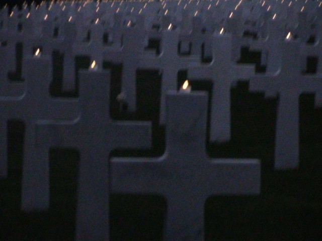 Ce soir, 18h, cérémonie au cimetière d'Omaha beach Dsc00911