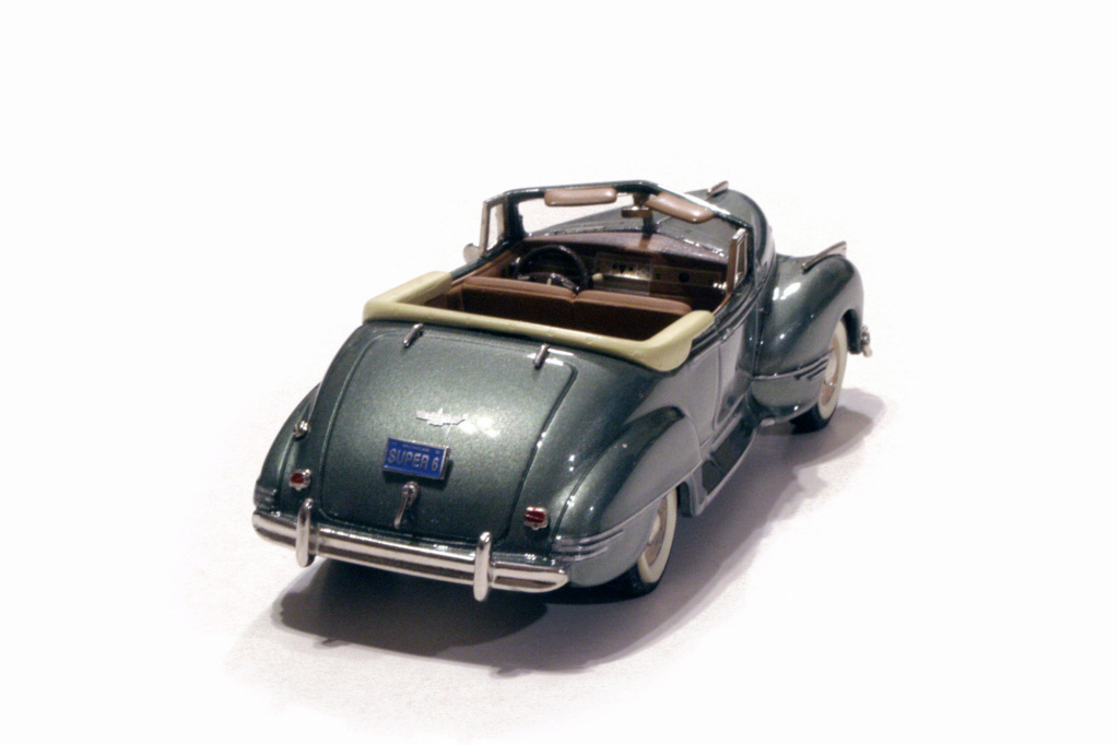 Hudson Super Six 1946 Brougham Convertible Top Down by Minimarque (Saxon Green - US.No.53A - échelle 1:43) Hudson29