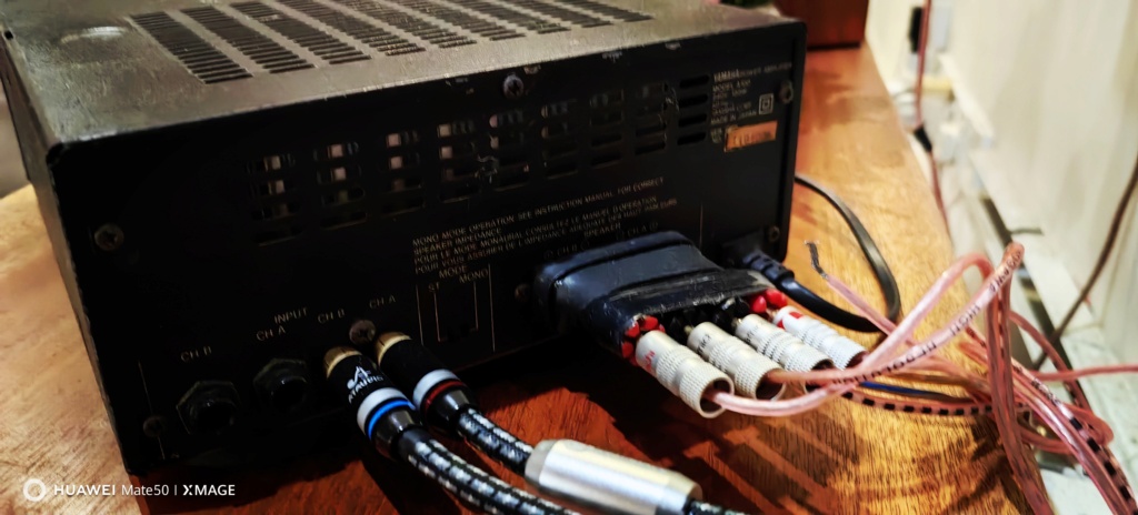 Yamaha A100 Stereo Power Amp Img_2058