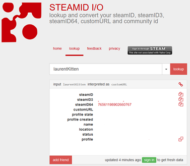 [TUTO] Trouver votre steam ID Tuto310