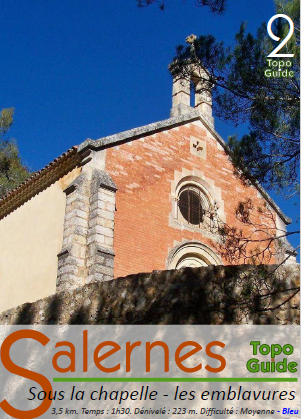 Topo Guide Sous la Chapelle - les Emblavure 116
