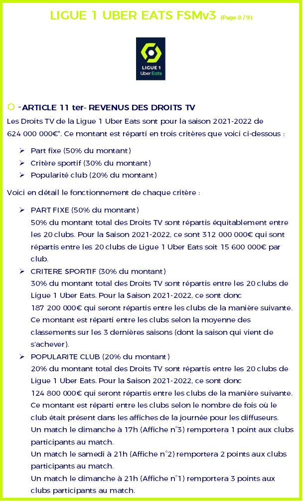 ⬡ Règlement Ligue 1 Uber Eats ⬡ Ligue_18