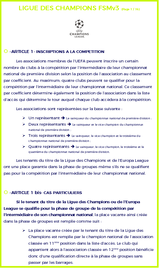 ⬡ Règlement Ligue des Champions ⬡ Ligue_19