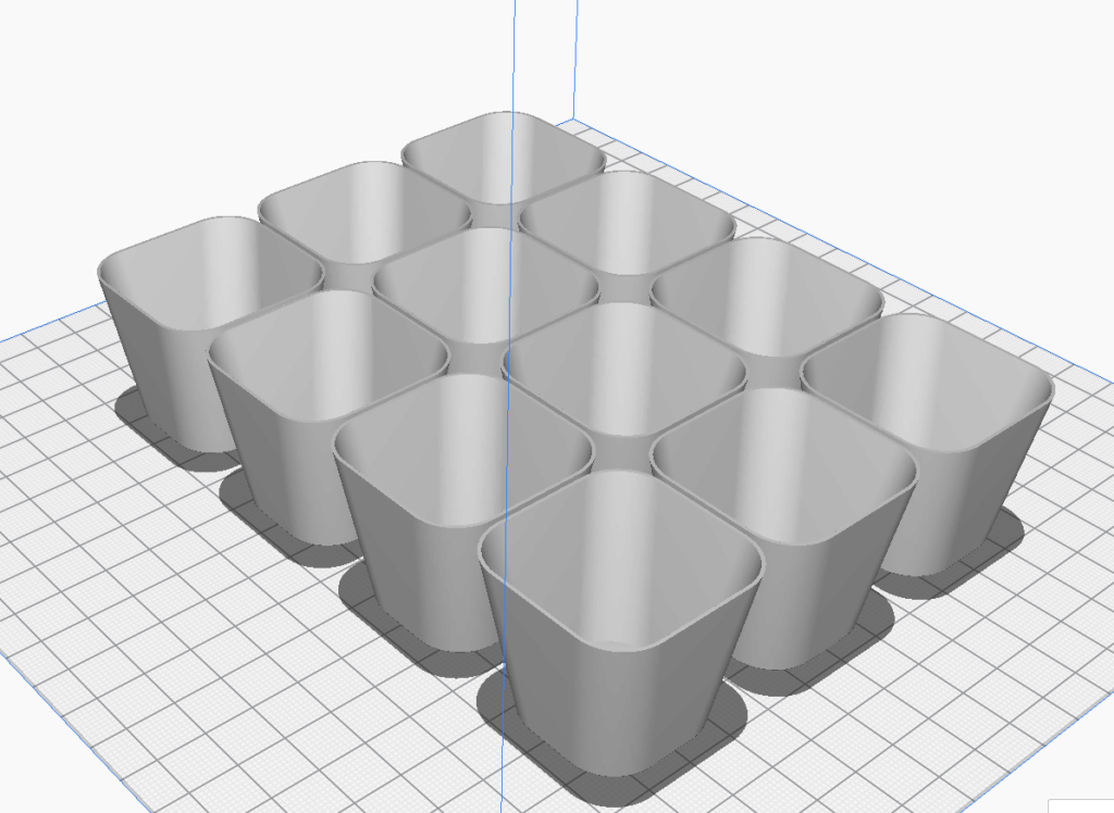 Pots à semis imprimés en 3D Imag1334