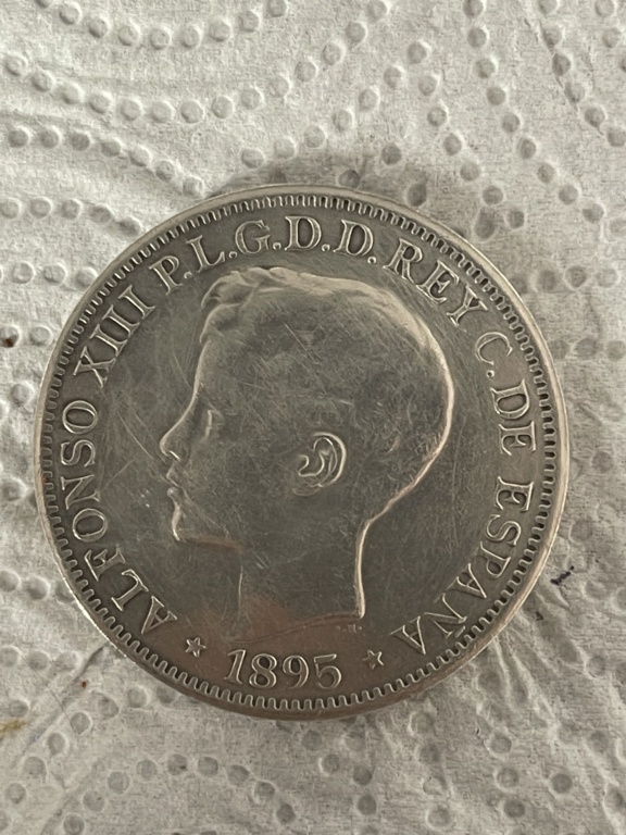 Puerto Rico 1 Peso=5Pesetas  879c6b10
