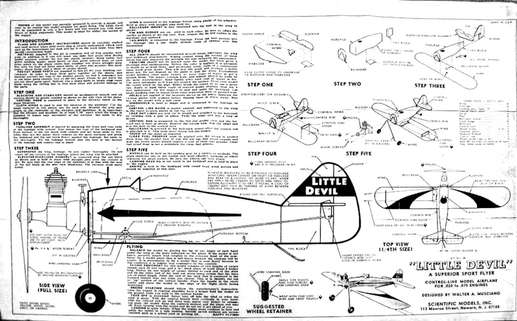 The Scientific Walt Musciano "Red Devil"? and the stepped Cox Babe Bee 18in_l11