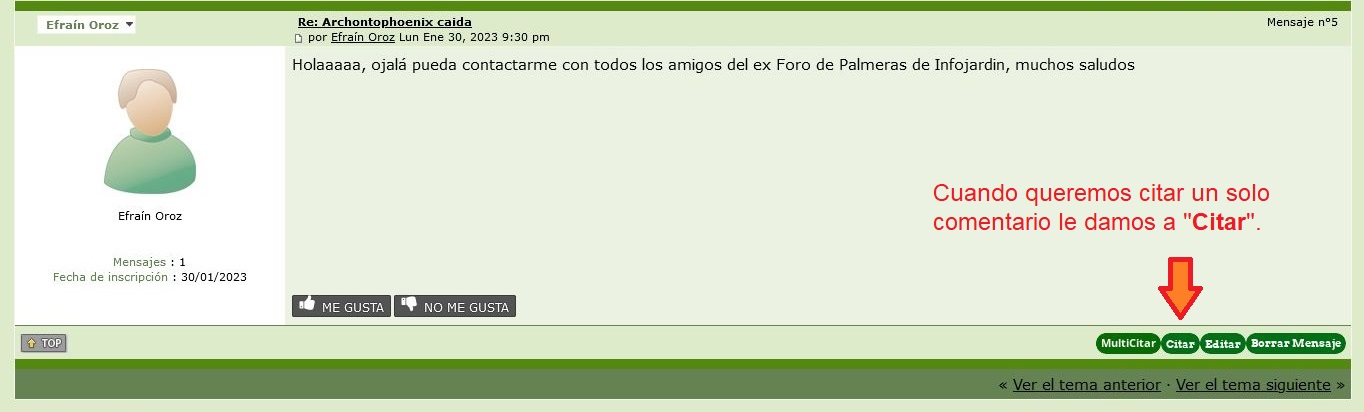 Tutorial para Citar un solo mensaje Citar111