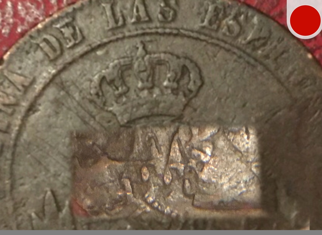 1868 5 Céntimos de Real Isabel II ¿rotura de cuño? D613a010
