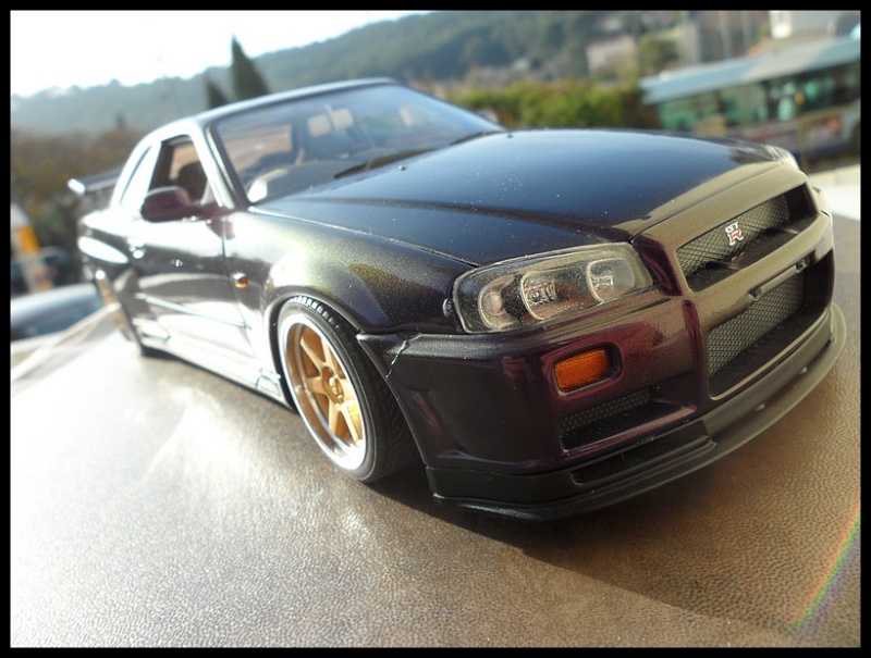 nissan skyline R34 purple  Sam_4626