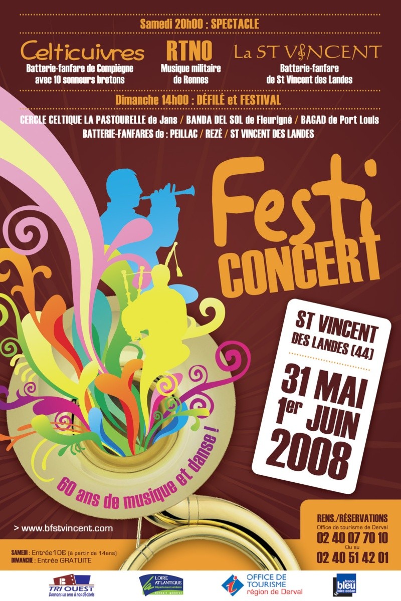 FESTI'CONCERT St Vincent des Landes (44) les 31/05 et 1/06 Affich13