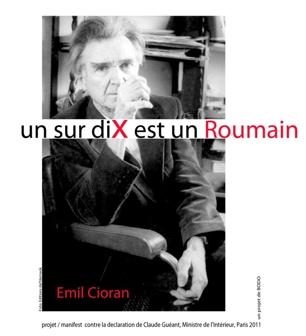 Paris - Paris : Les Roumains manifestent  Cioran11