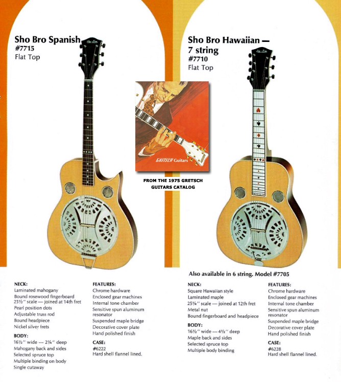 Gretsch SHOBRO & RESONATOR history. Shobro12