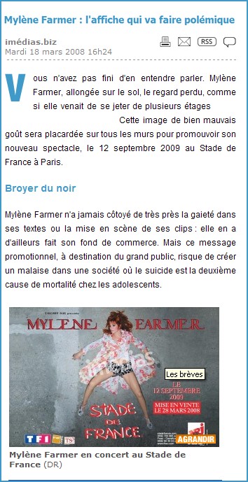 La presse parle de Mylne(2008 part1) Affich11