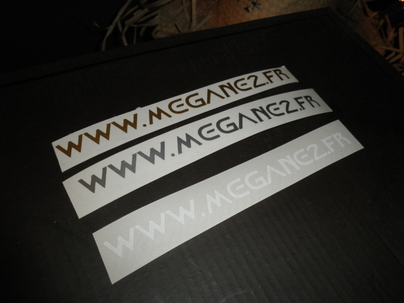 Le STICKER  FM² Nouvelle collection en OR, Argent et blanc P1180010