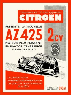 Affiche 2cv 54735010