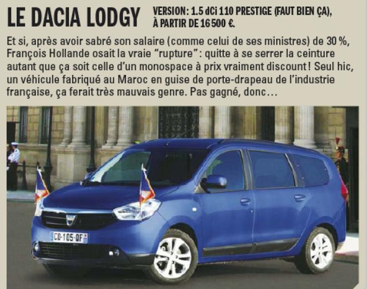 Voiture présidentielle Lodgyp10