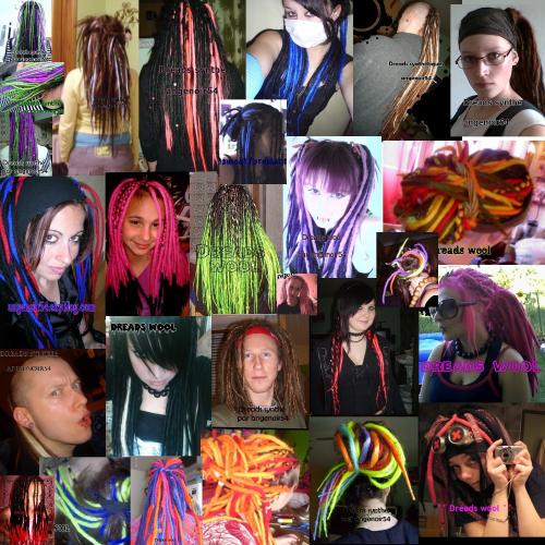 Dreads synthétiques et wool, cyberlox, masque cyber... 15728910