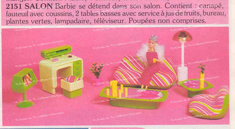 Le salon vert et rose de Barbie (1978) Salon_11