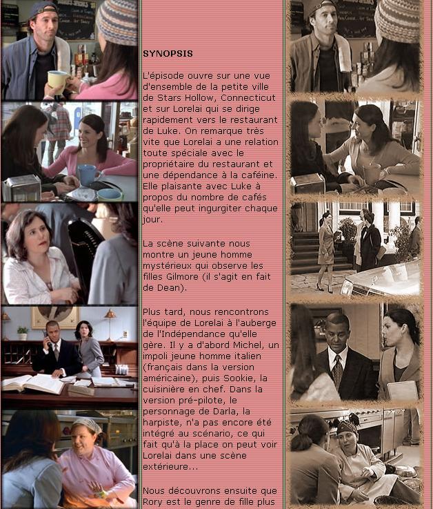 Le pré-pilote de Gilmore Girls 111