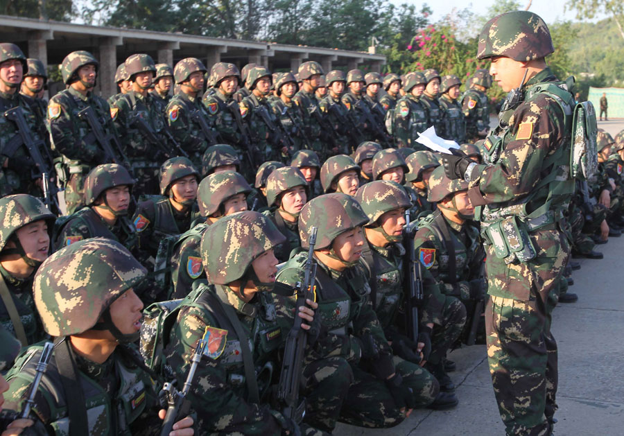 PLA Type 03 Special Forces DPM uniform Chine-27