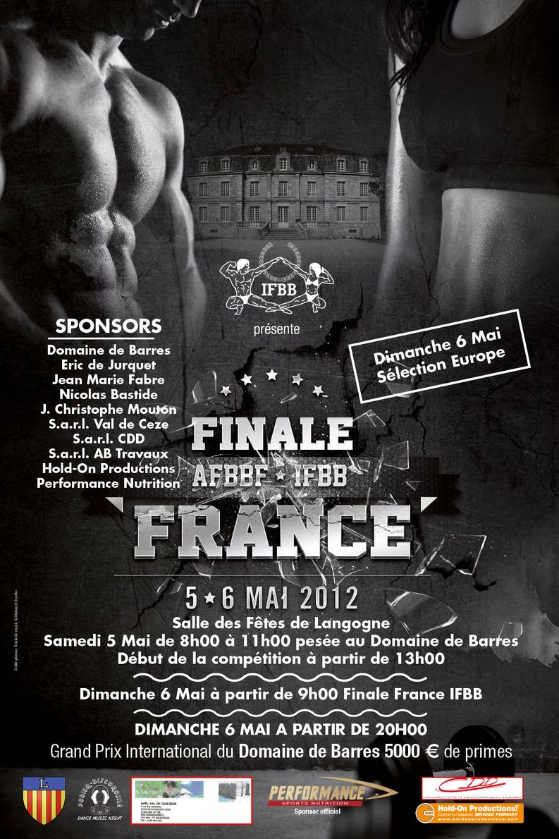 1/2 Finale et Finale France IFBB 2012 Affich10