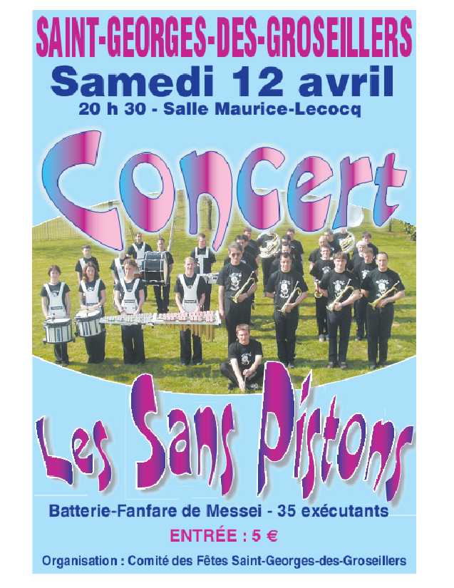 Concert de la BF "Les Sans Pistons" à St Georges d St_geo10