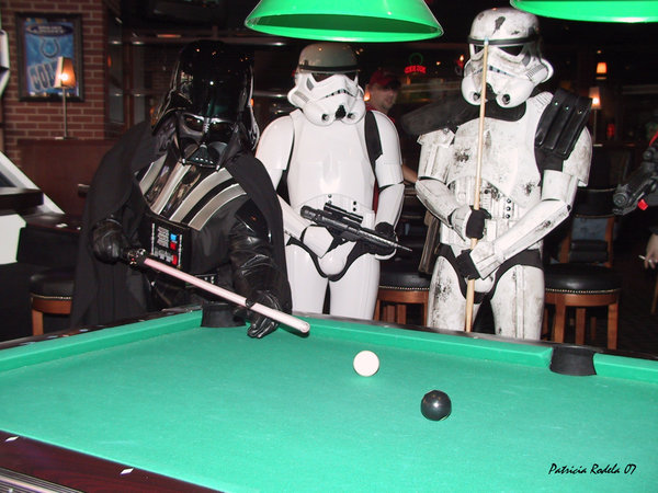 Darth Vader Playing Pool Darth_10