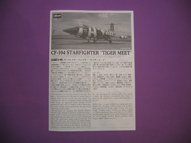 [Hasegawa] CF-104 Starfighter "Tigermeet" F-104_15