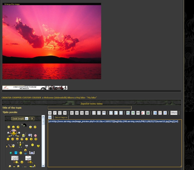 stavljanje fotografija na ovaj forum  Scree153