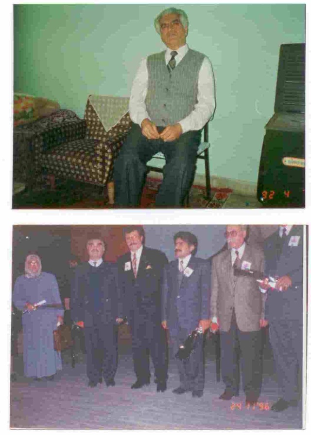 Kymz Emektar Muhtar (Merhum) Abbas Baer 8.Cumhurbakan Turgut ZAL ile birlikte ankaya Kknde ziyaret an... Hppsca11