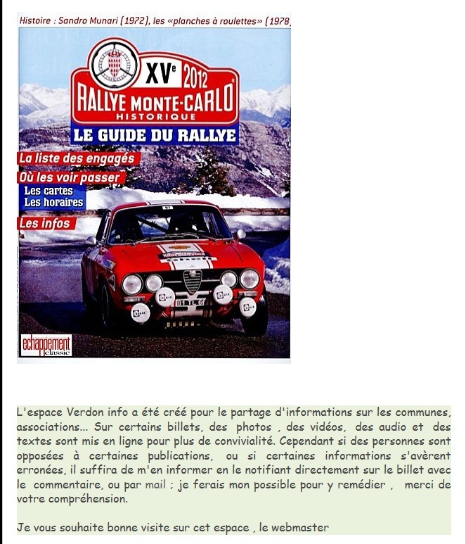 Rallye Monte-Carlo : les communes traversées dans Alpes Hte Provence Sans_203