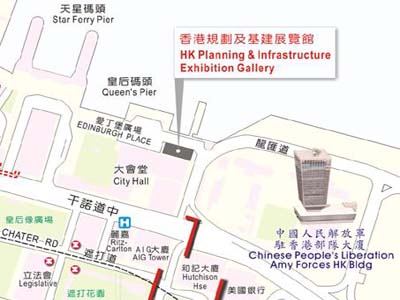 Hong Kong Planning and Infrastructure Exhibition Gallery Lmap1010