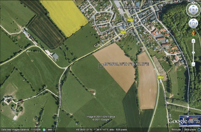 Recherche du Queen Mary 2 dans Google Earth Qm210